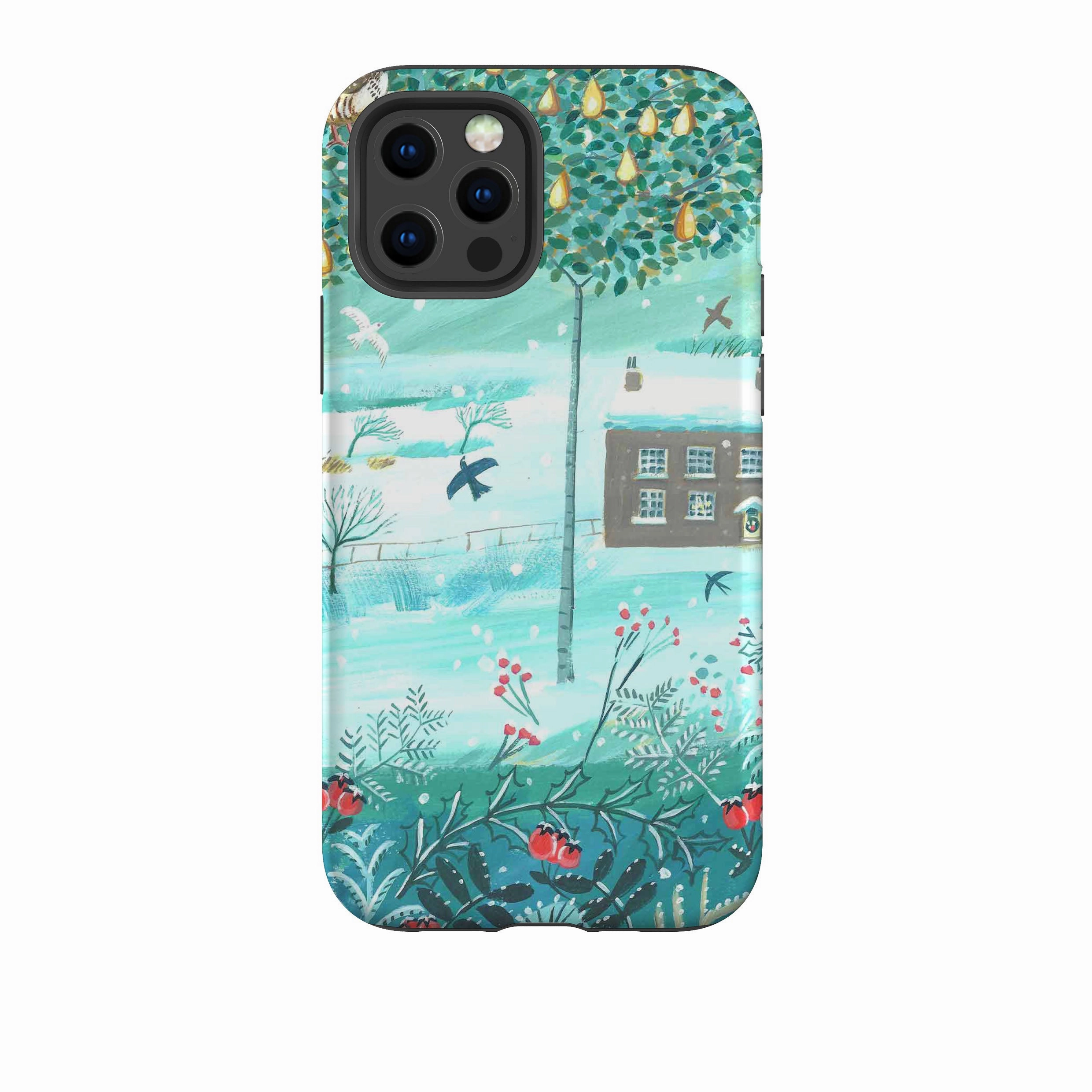 Matte Coating Finish iPhone Tough Case - Pear Trees By Mary Stubberfield