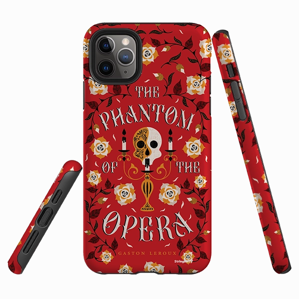 Elegant Accent Rugged Surface Build iPhone Tough Case - Phantom Of The Opera By Jenny Zemanek