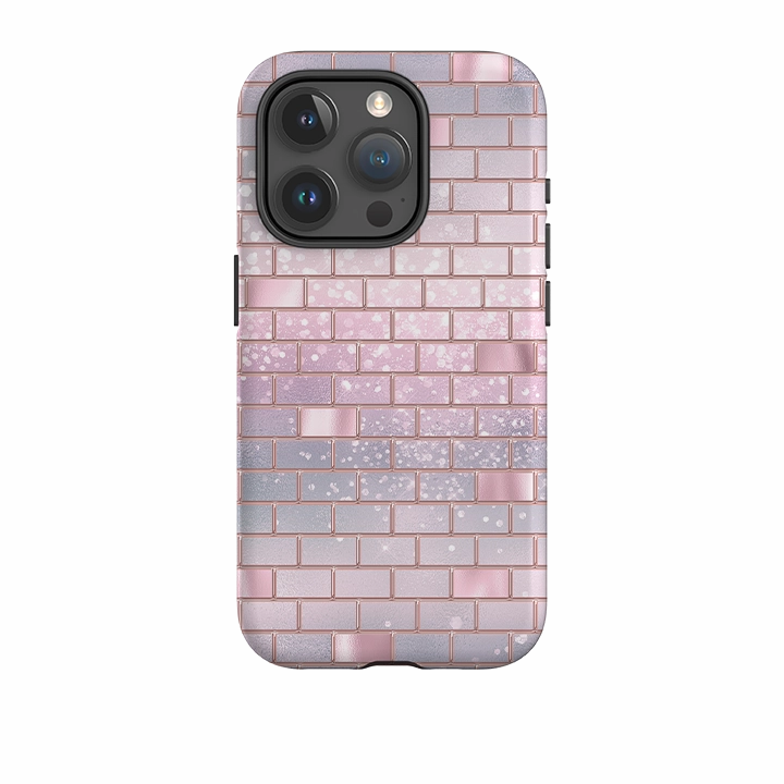 Custom Fit iPhone Tough Case - Pink Wall
