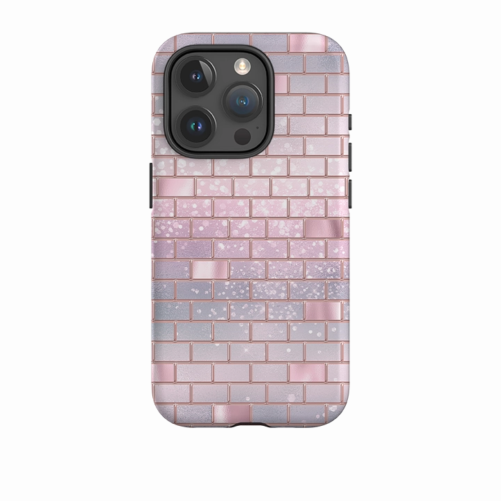 Modern Pattern Style Vivid colors iPhone Tough Case - Pink Wall