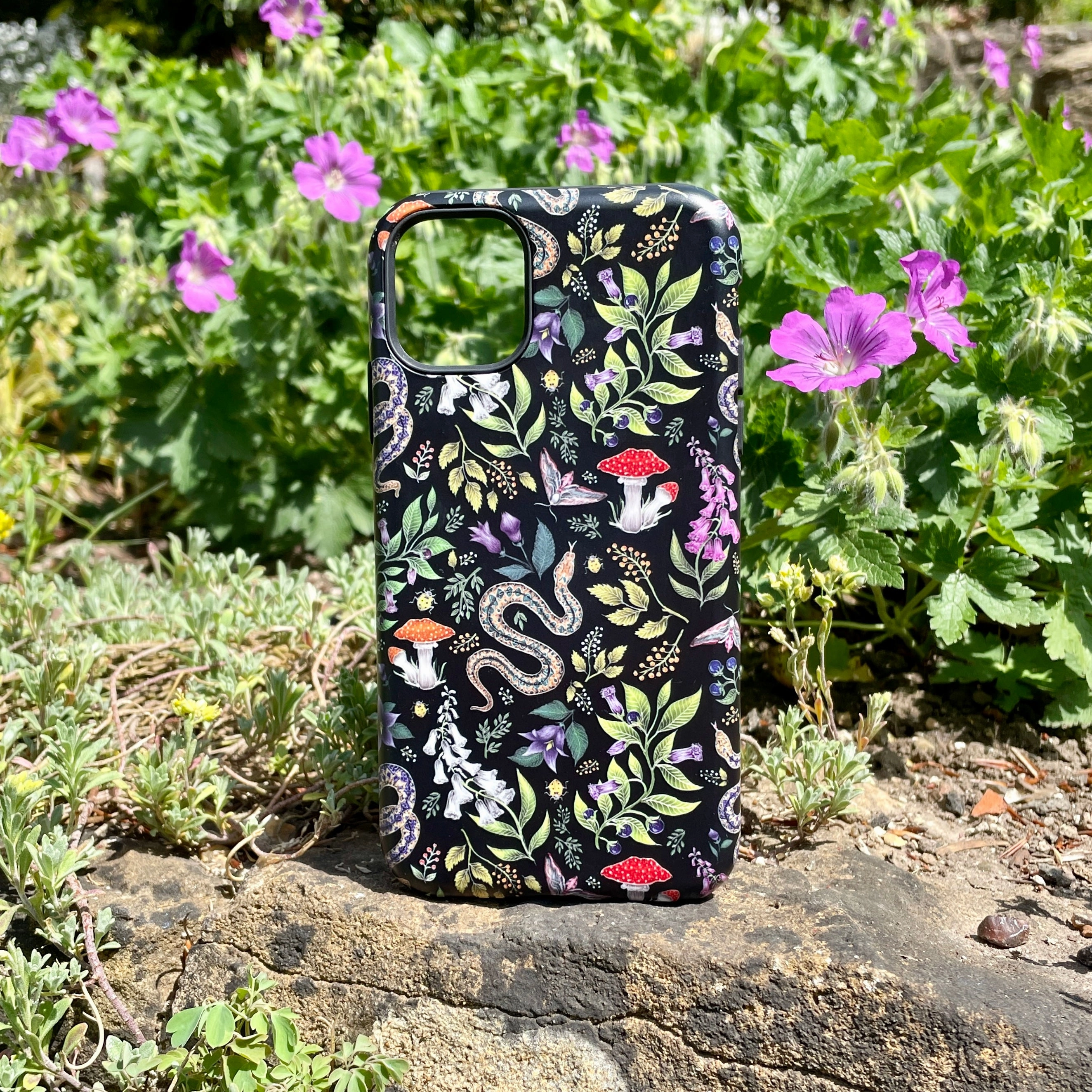 iPhone Tough Case - Poisonous By Catherine Rowe Gloss Finish Design Unique Artwork