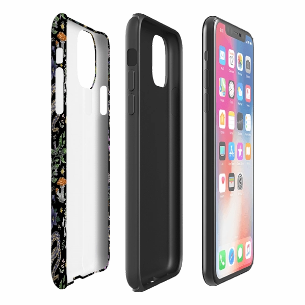 iPhone Tough Case - Poisonous By Catherine Rowe Matte Edge Office use