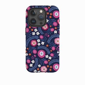 Lightweight Shell iPhone Tough Case - Posy Garden I By Ali Brookes