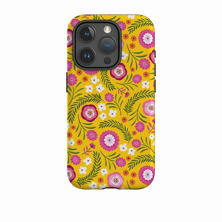 iPhone Tough Case - Posy Garden III By Ali Brookes Comfort Finish