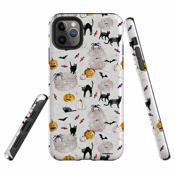 Glossy Pattern Smooth Design iPhone Tough Case - Pumpkin By Elisabeth Haager