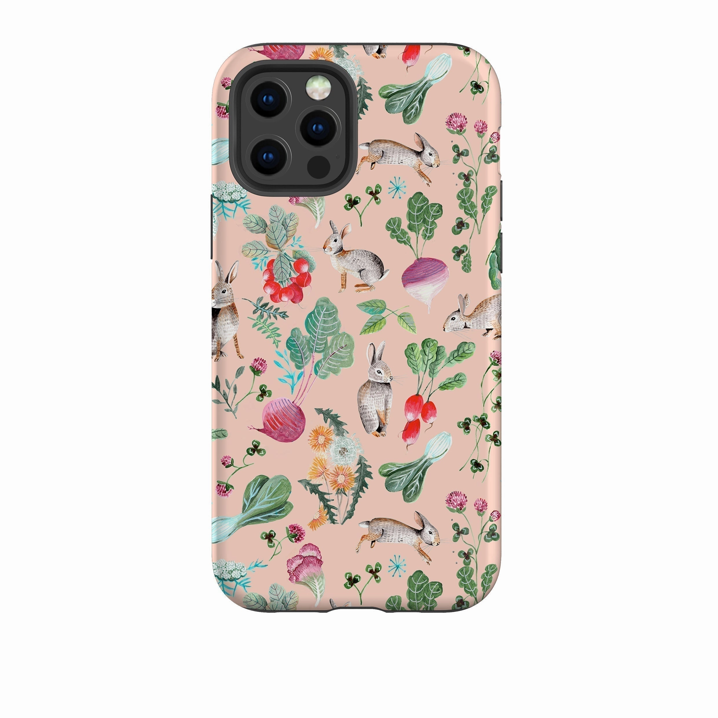 iPhone Tough Case - Rabbits By Caroline Bonne Muller Stylish Edge Portable Layer