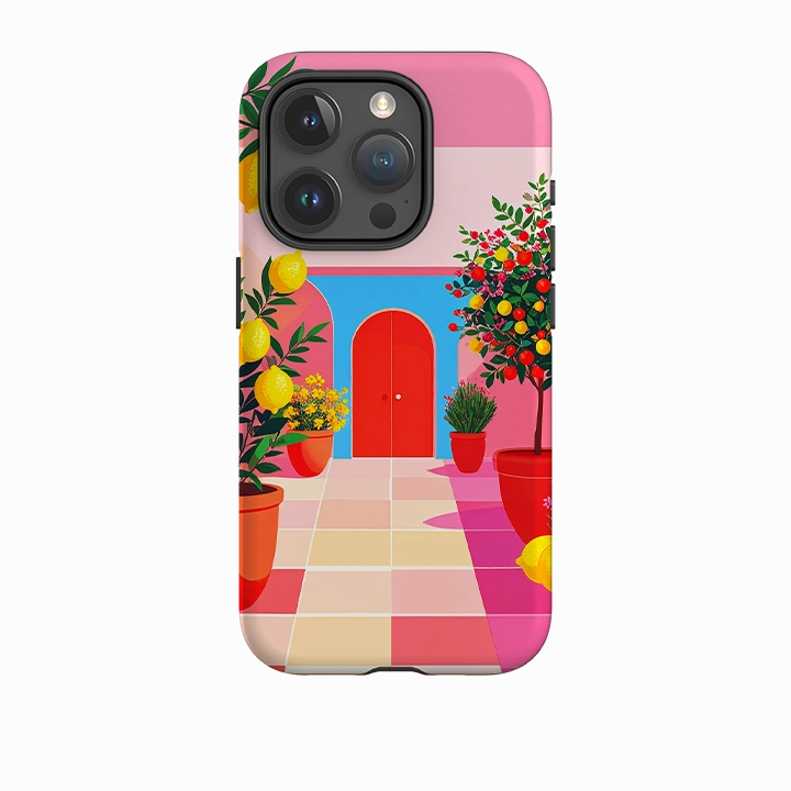 iPhone Tough Case - Red Garden Luxury Look