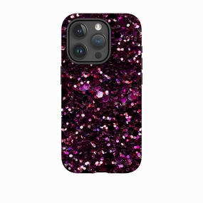 Premium Craft Clear Design iPhone Tough Case - Rubies By Kitty Joseph (case does not glitter)