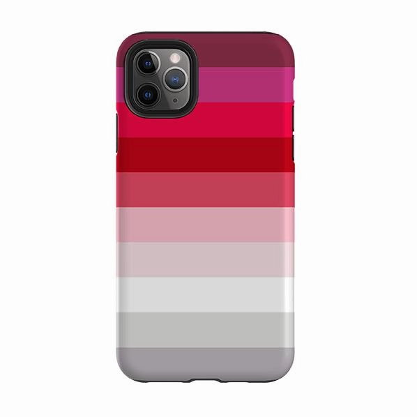 Luxury Pattern iPhone Tough Case - Ruby Horizon By Kitty Joseph