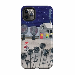 Hybrid Protection iPhone Tough Case - Santa By Tracey English