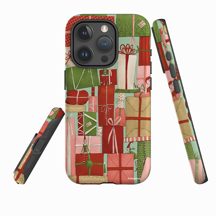 iPhone Tough Case - Santas Helpers II By Maja Lindberg Flexible Build Form
