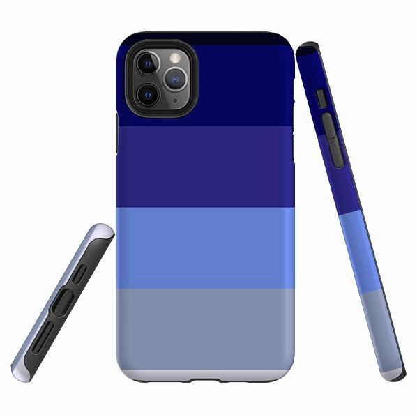 iPhone Tough Case - Sapphire Grade By Kitty Joseph Color Accent Luxury Surface Layer