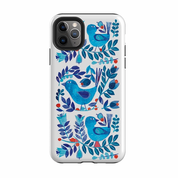 Creative Texture iPhone Tough Case - Scandi Birds By Tracey English