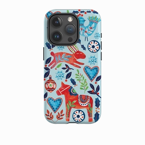iPhone Tough Case - Scandi Holidays By Tracey English Smooth Touch