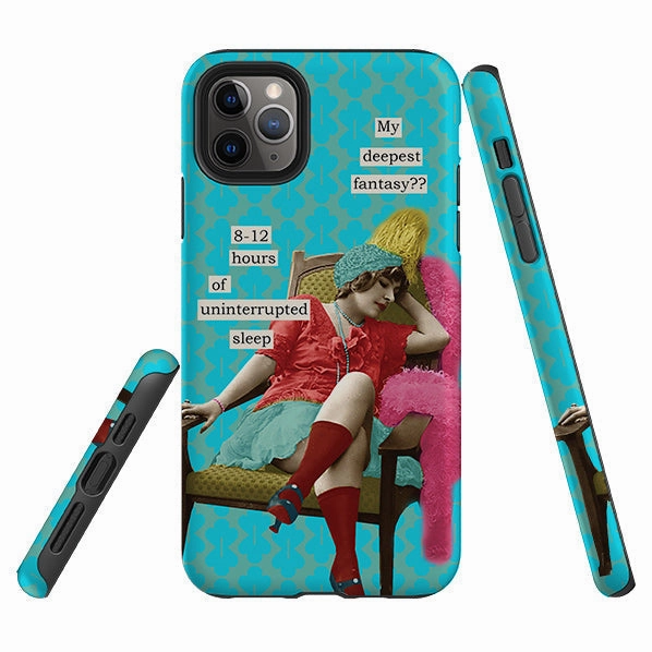 Hybrid Frame iPhone Tough Case - Sleep By Clare Jordan