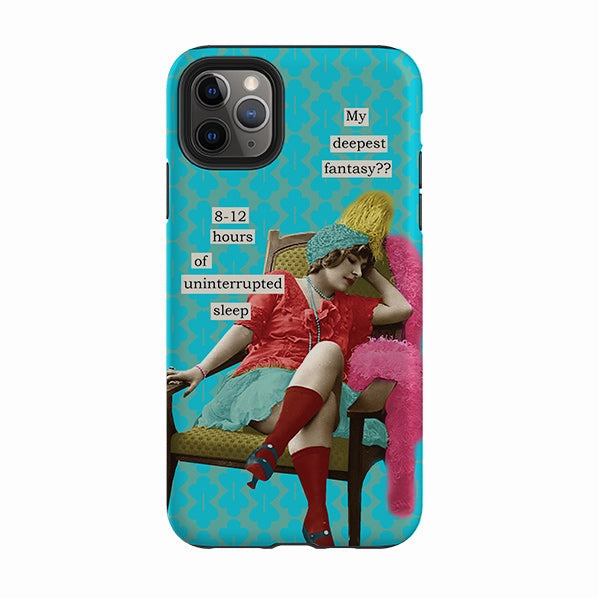 Customizable Option iPhone Tough Case - Sleep By Clare Jordan
