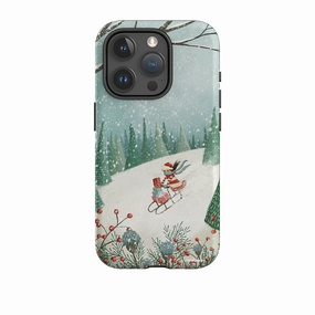 iPhone Tough Case - Sleigh Delivery By Maja Lindberg Protective Surface