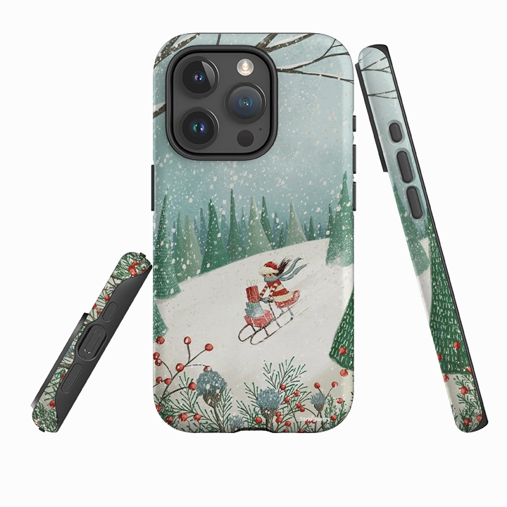 iPhone Tough Case - Sleigh Delivery By Maja Lindberg Eco Friendly