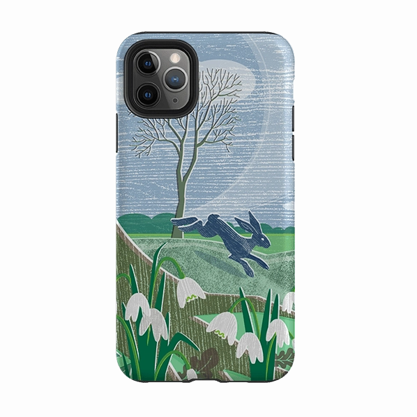 iPhone Tough Case - Snowdrops And Hare By Liane Payne Color Finish