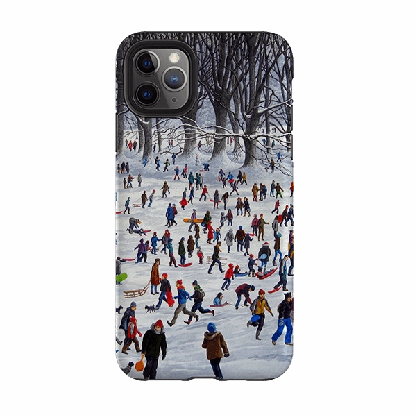 Modern Look iPhone Tough Case - Snowtime By Philip Hood