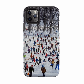 Modern Look iPhone Tough Case - Snowtime By Philip Hood