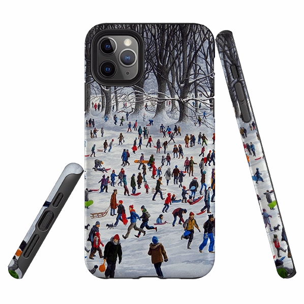 Soft Design Casual Wear iPhone Tough Case - Snowtime By Philip Hood
