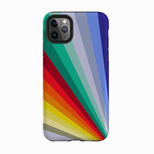 Smooth Fit Lightweight Feel iPhone Tough Case - Spectrum Fan By Kitty Joseph