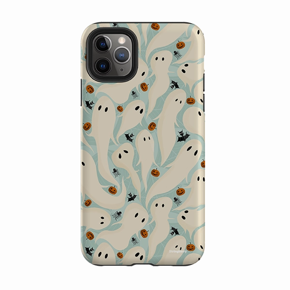 Vivid Texture iPhone Tough Case - Spooky Pattern By Maja Lindberg
