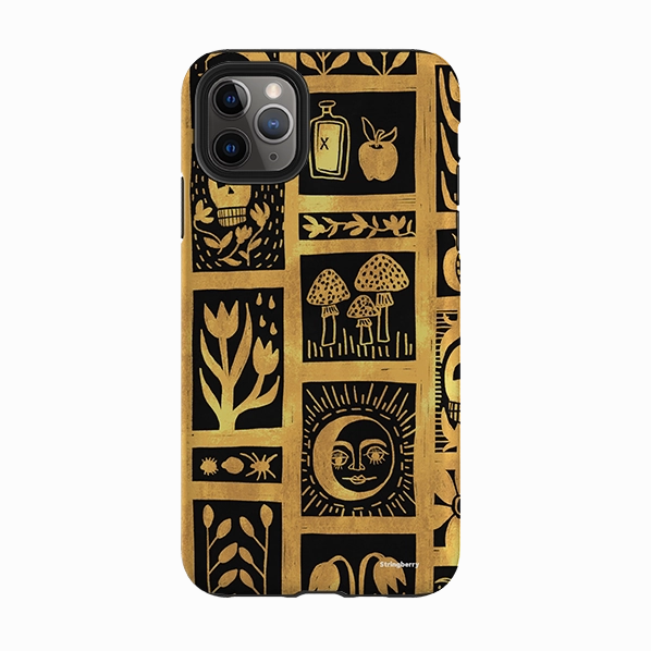 iPhone Tough Case - Spooky Season By Nina Pace Matte Detail Polished Finish Texture