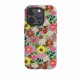 Dual Layer iPhone Tough Case - Spring Floral II By Caroline Bonne Muller