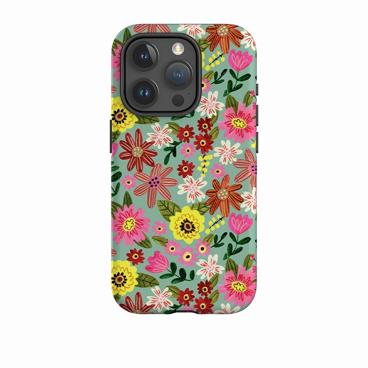 Customizable Option iPhone Tough Case - Spring Floral II By Caroline Bonne Muller