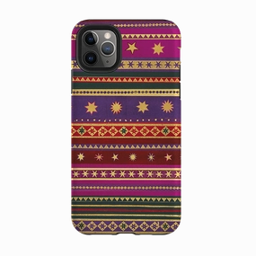 Recyclable Material Vivid Surface Detail iPhone Tough Case - Starry By Jehane