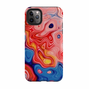 Anti scratch Trendy Layer iPhone Tough Case - Strawberry