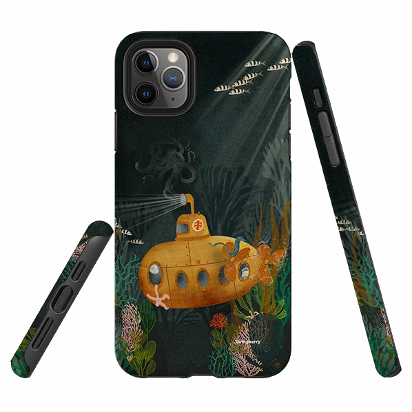 Sporty Design iPhone Tough Case - Submarine By Katherine Quinn