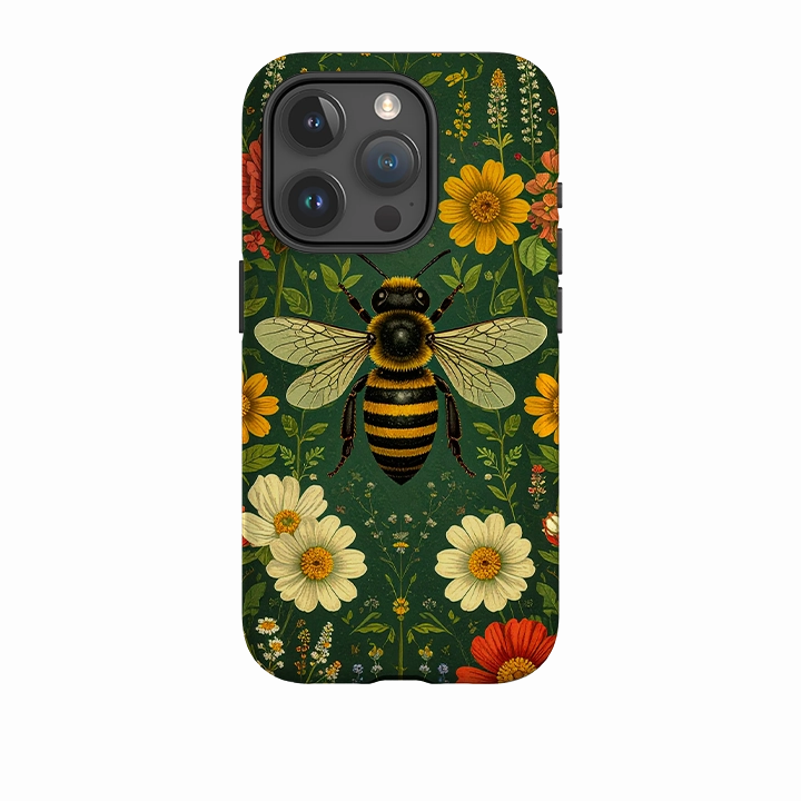 Strong Frame iPhone Tough Case - Summer Bee