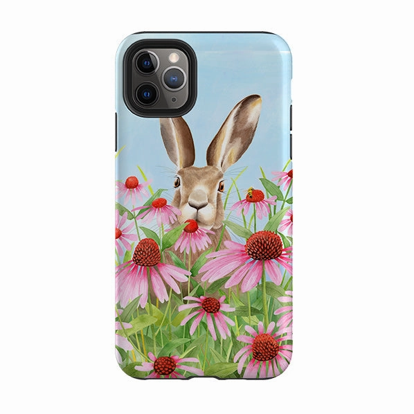 iPhone Tough Case - Summer Hare By Bex Parkin Protective Form Texture Modern Grip Design