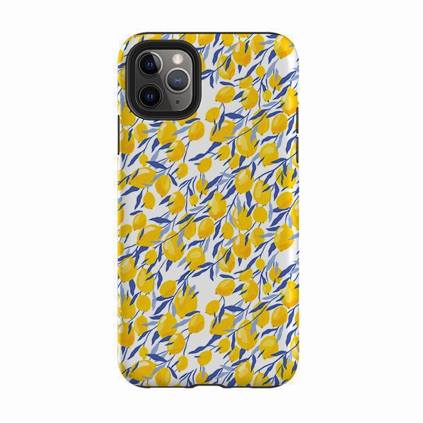 Fashion Forward Compact Build iPhone Tough Case - Summer Pattern By Madalina Andronic