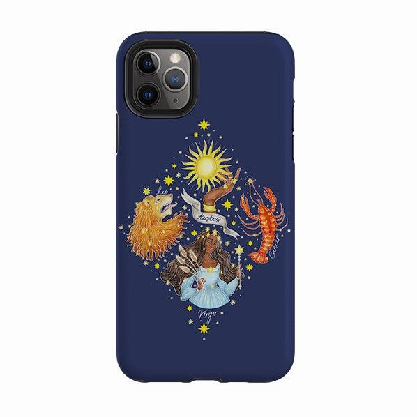iPhone Tough Case - Summer Zodiac By Catherine Rowe Durable Surface Design