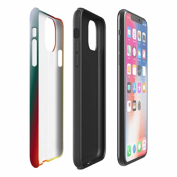 iPhone Tough Case - Sun Sequence By Kitty Joseph Durable Design Texture