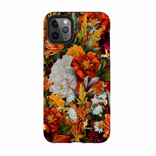 Minimal Pattern iPhone Tough Case - Sunrays Floral 1