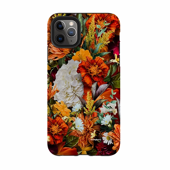 Smooth Edges iPhone Tough Case - Sunrays Floral 1