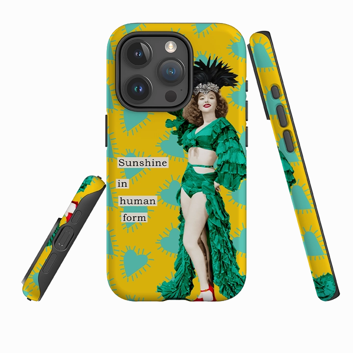 iPhone Tough Case - Sunshine In Human Form By Clare Jordan Durable Edge Elegant Accent