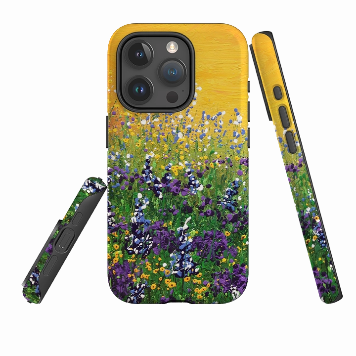 Slim Profile iPhone Tough Case - Sunshine Meadow By Linda Calvert Jacobson