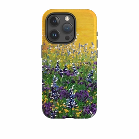 iPhone Tough Case - Sunshine Meadow By Linda Calvert Jacobson Premium Finish
