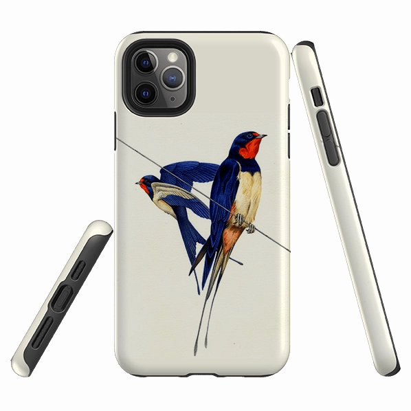 iPhone Tough Case - Swallows By Philip Hood Compact Feel daily accessory
