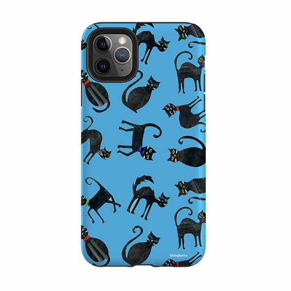 Classic Grip iPhone Tough Case - Tossed Cats By Tracey English
