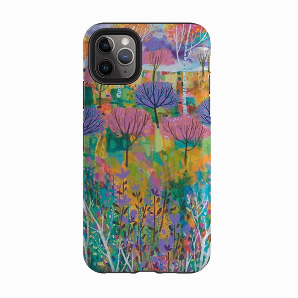 iPhone Tough Case - Trees By Claire West Comfort Edge Texture