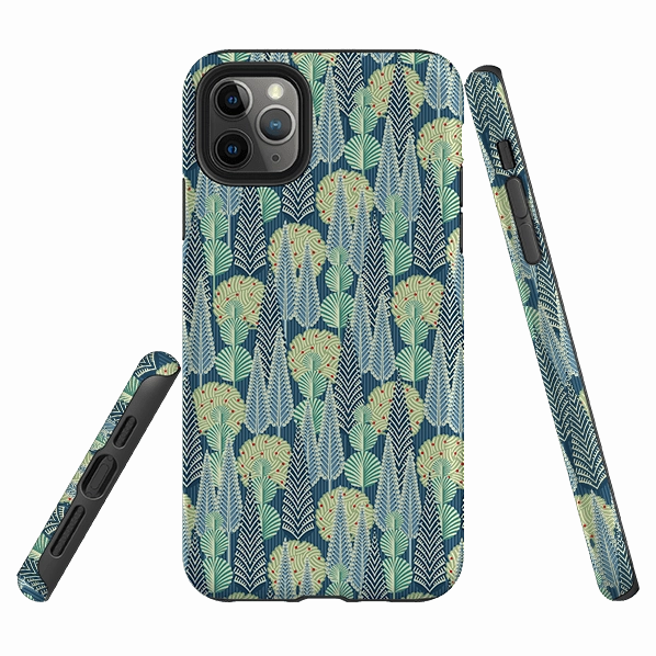 iPhone Tough Case - Trees By Cressida Bell Clear Frame Smooth Feel