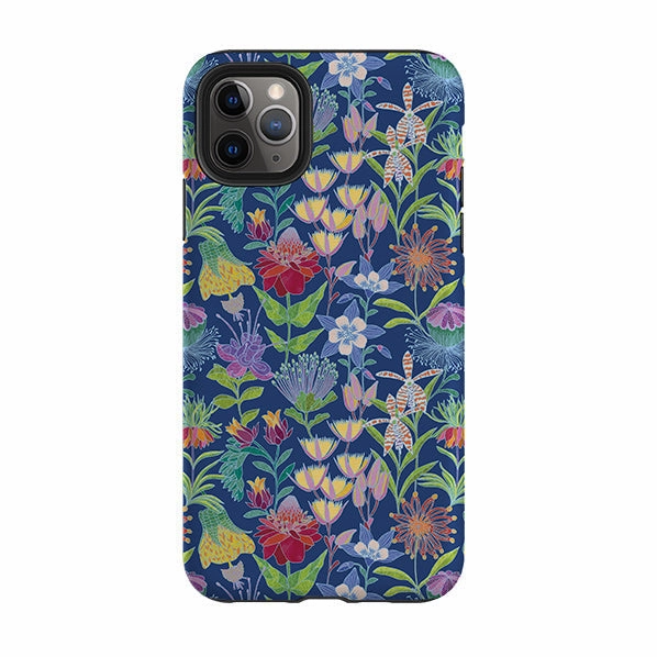 Comfort grip design iPhone Tough Case - Tropic-3 By Natalie Pedetti Prack