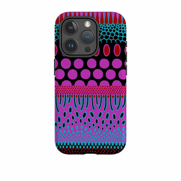 Hybrid Detail iPhone Tough Case - Tropical Spot By Cressida Bell